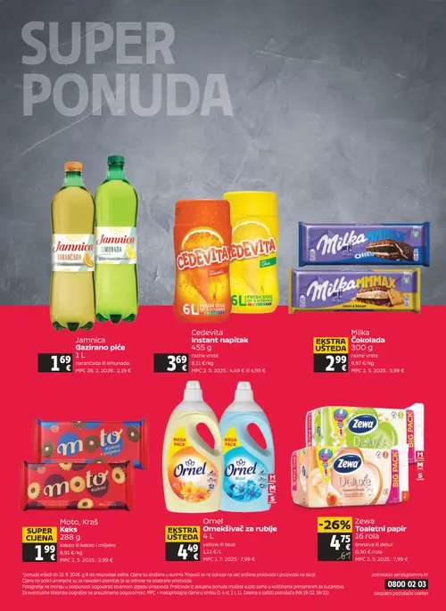 Tommy katalog — stranica 32: Zewa Toaletni papir, Cedevita Instant napitak (vrijedi 17. 09. 2026.–23. 09. 2026.)
