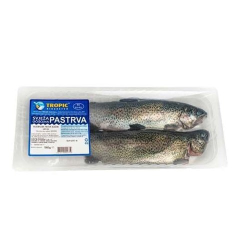 Pastrva očišćena svježa MAP pakirana