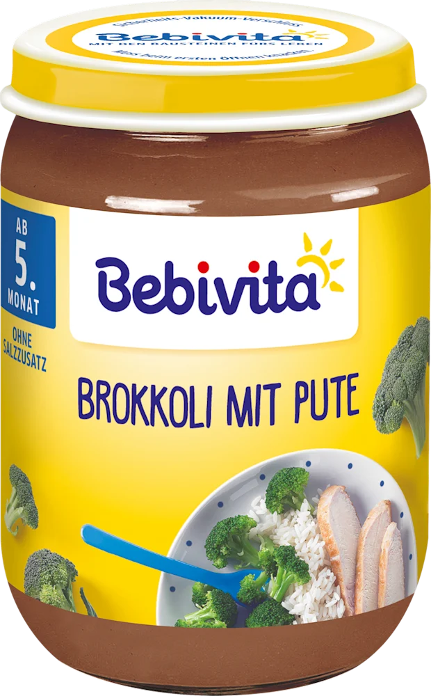 Bebivita Brokula, riža, puretina