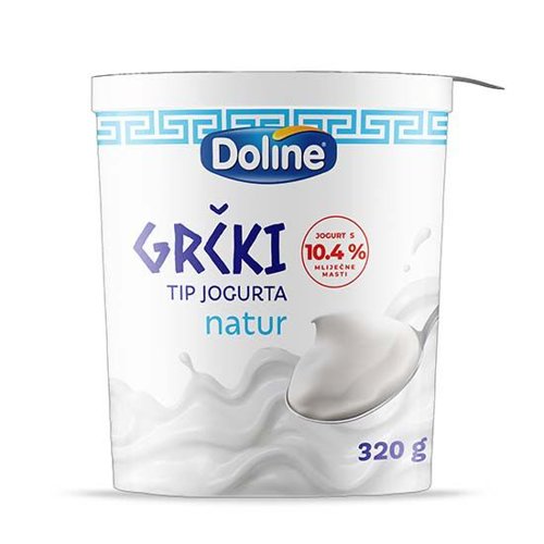 JOGURT GRCKI NATUR 320 G DOLINE