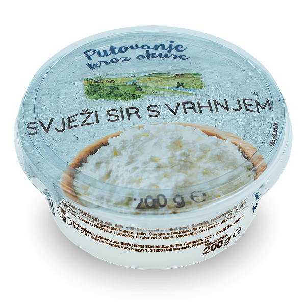 SIR SVJEŽI S VRHNJEM 200g