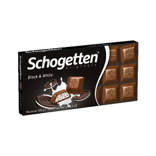 Čokolada Schogetten Black & White