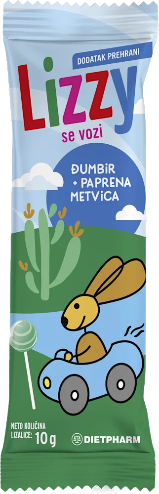 Dietpharm Lizzy se  vozi lizalica 10 g