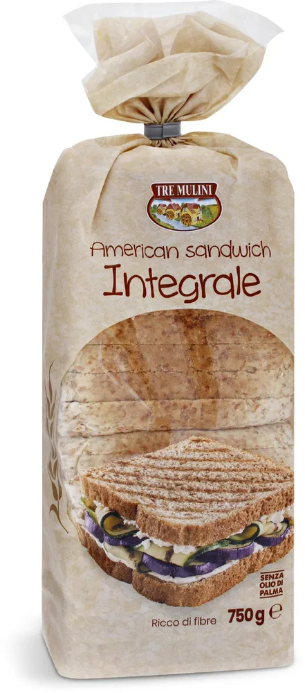 KRUH ZA SENDVIČE INTEGRALNI 750g