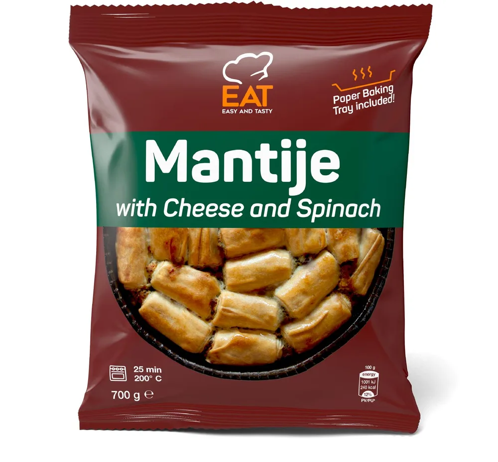 MANTIJE SA SIROM I ŠPINATOM 700g