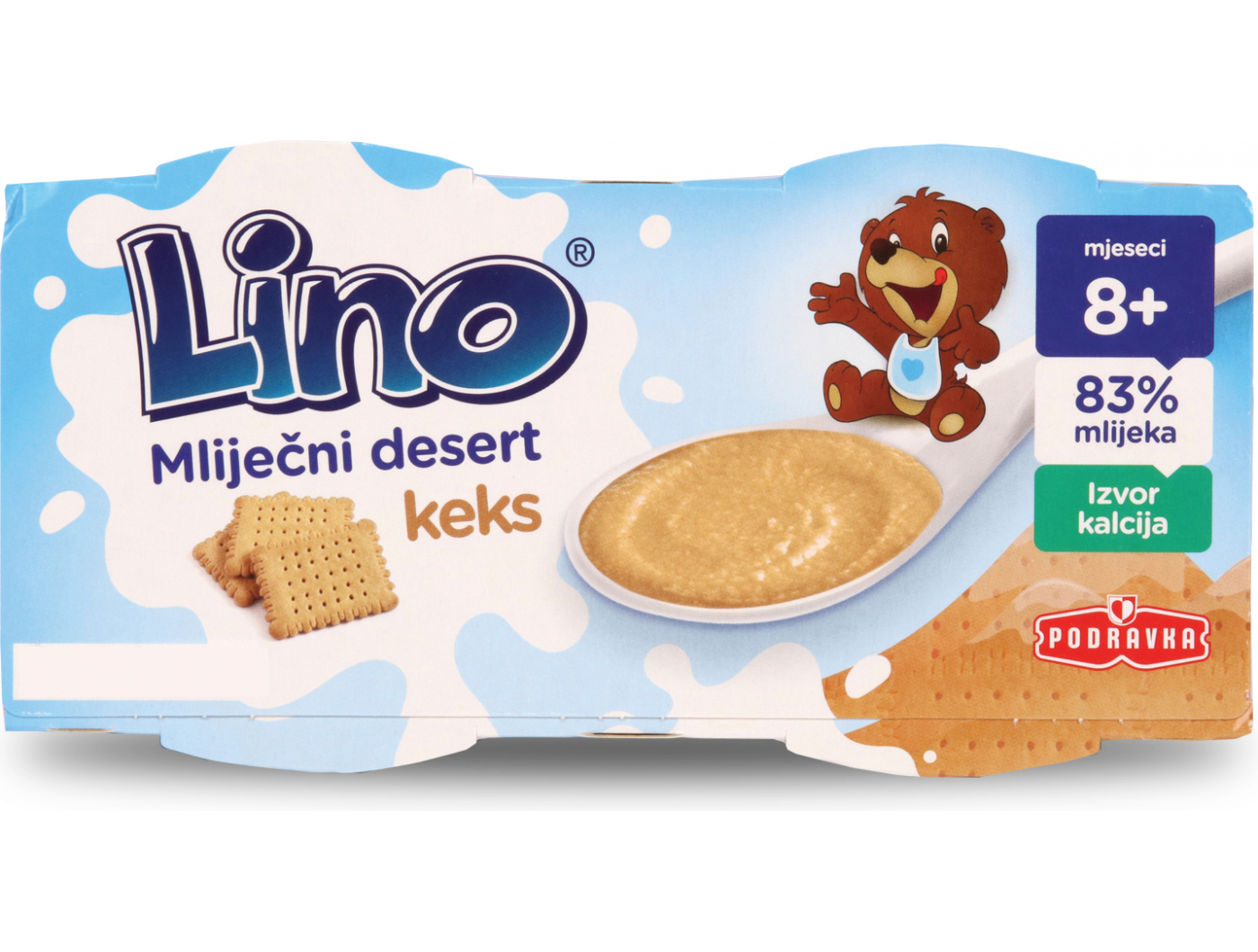 Mliječni desert Lino Keks