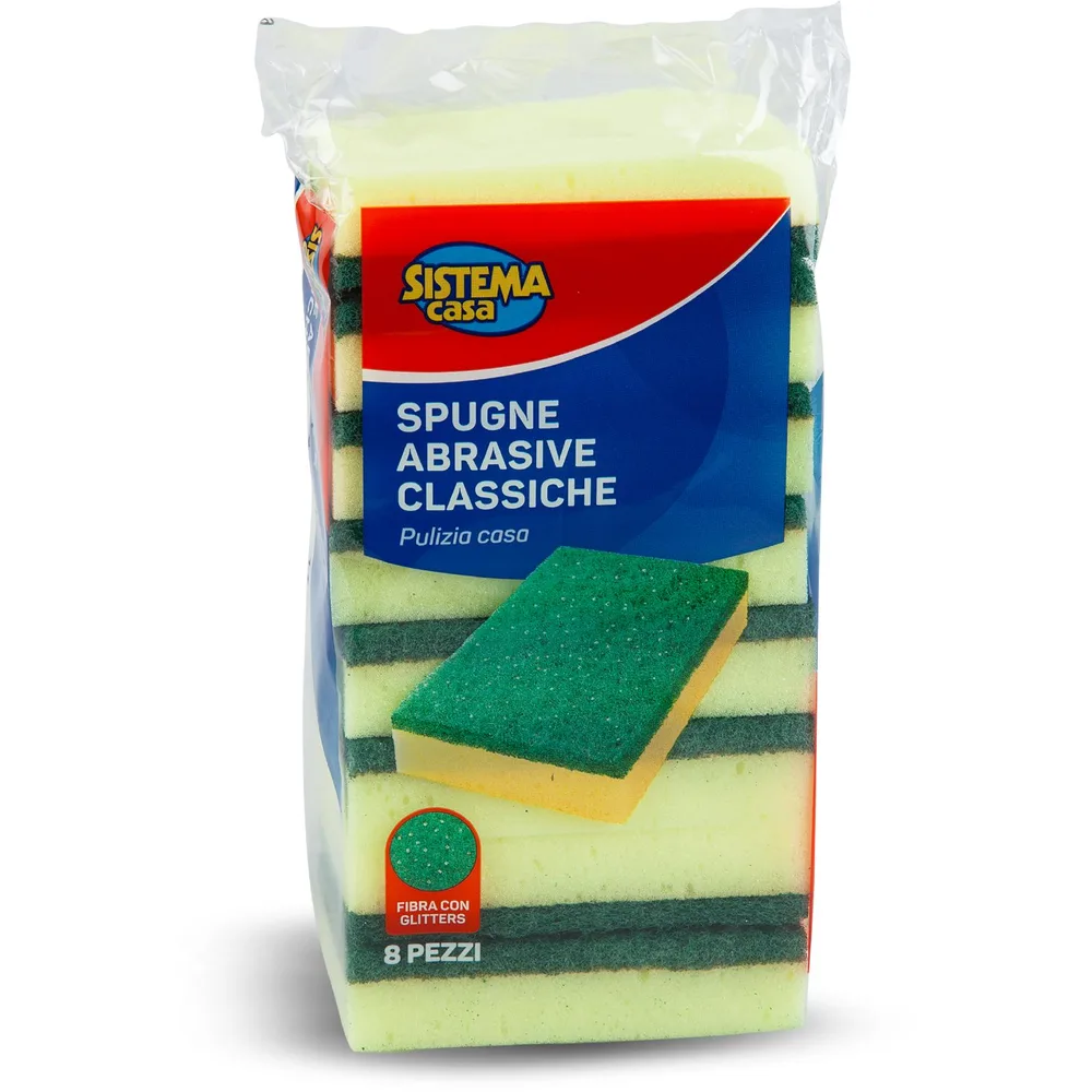SPUŽVICE ZA KUĆANSTVO CLASSIC. 8kom