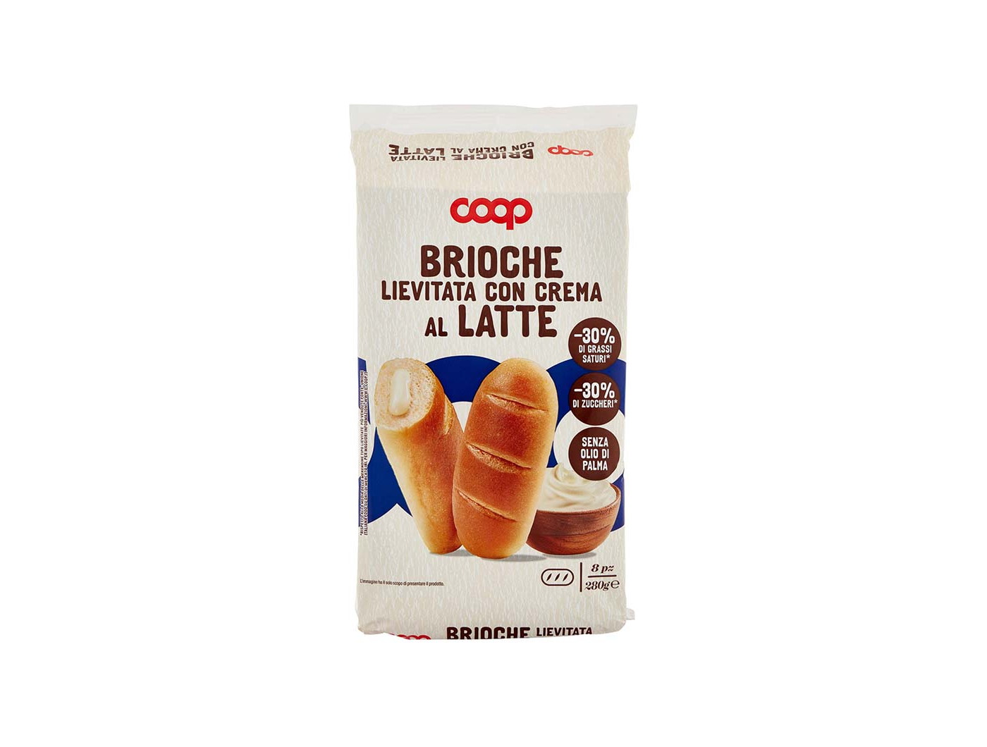 BRIOŠ S MLIJE. KREM. 280 g COOP