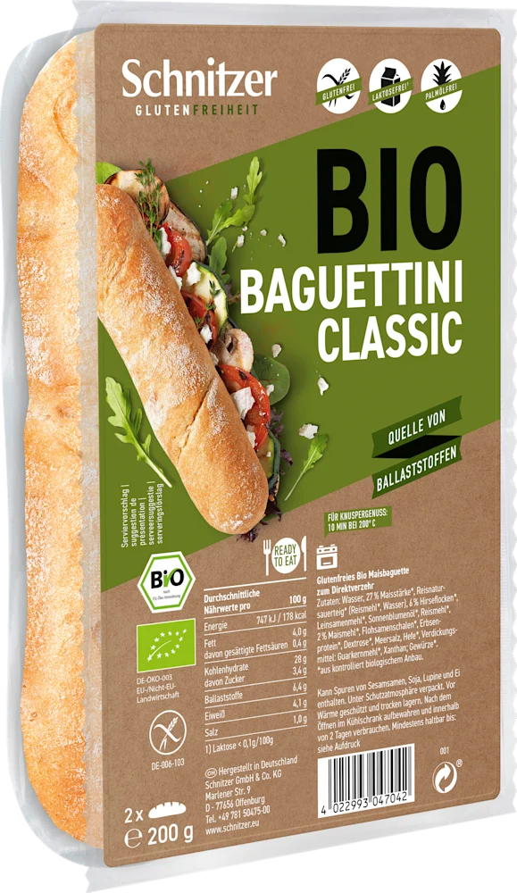 Schnitzer eko Biancobaguettini 200g