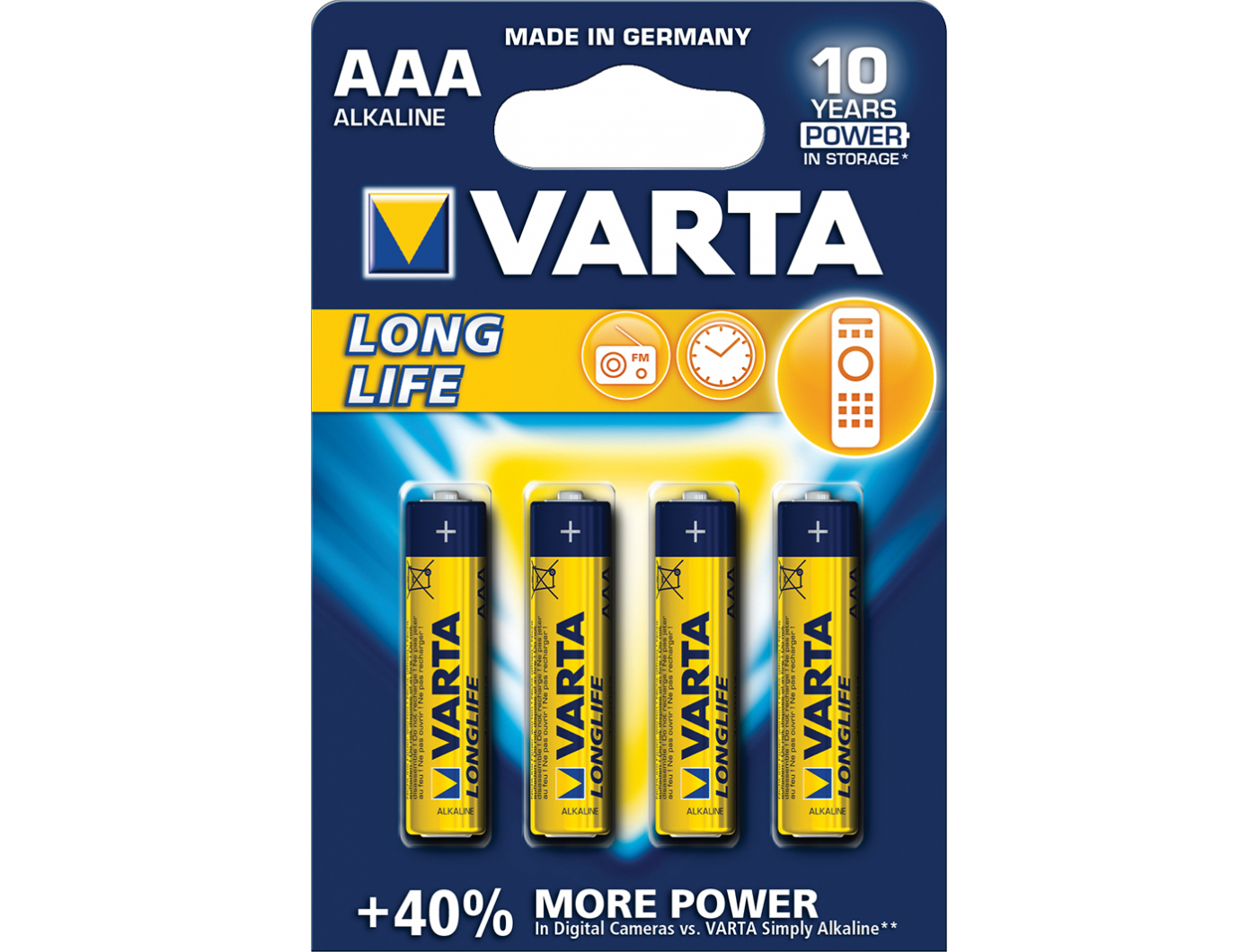 Baterije Varta Longlife Extra AAA