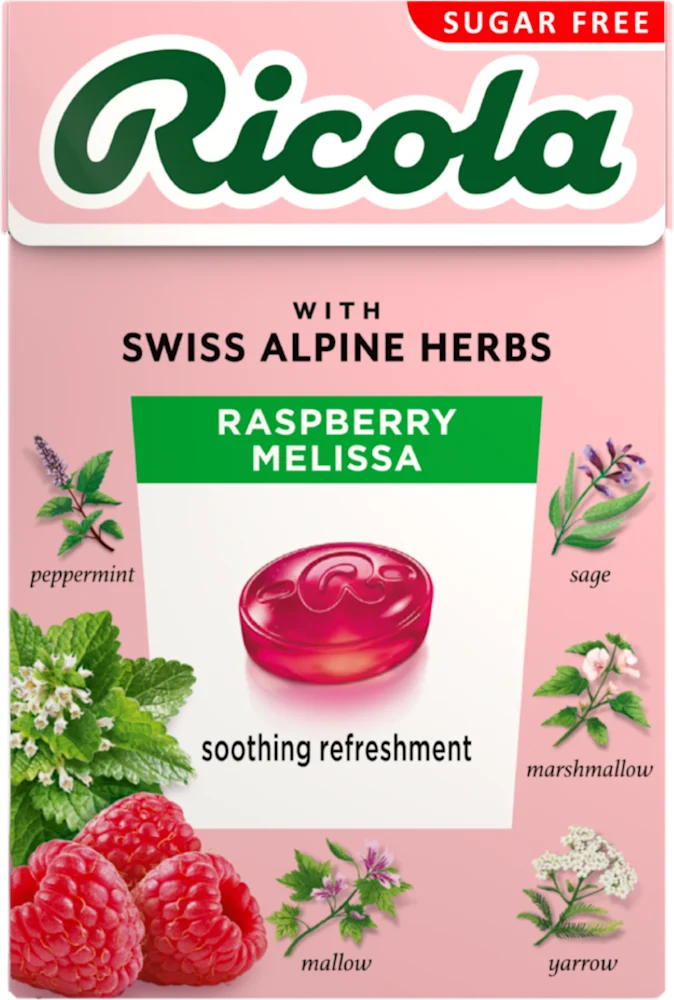 Bomboni Ricola Malina Melisa