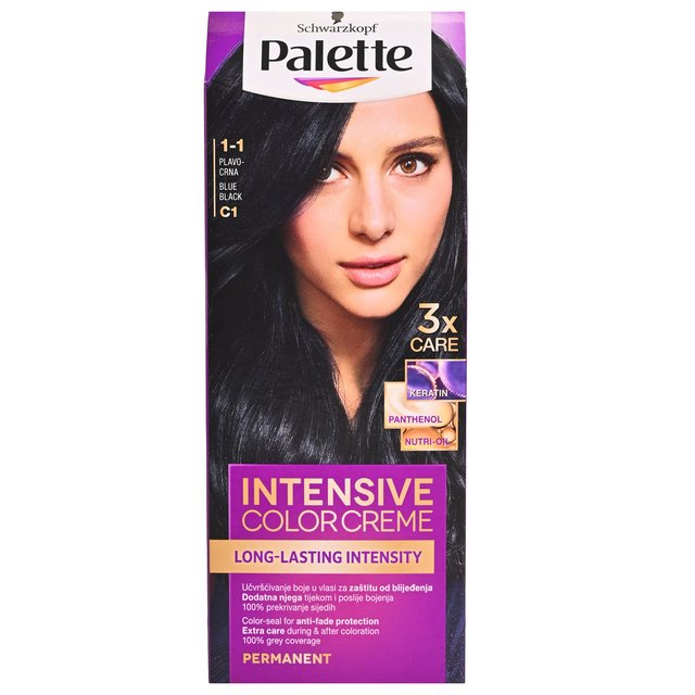 Boja za kosu Palette ICC C1 Plavo Crna