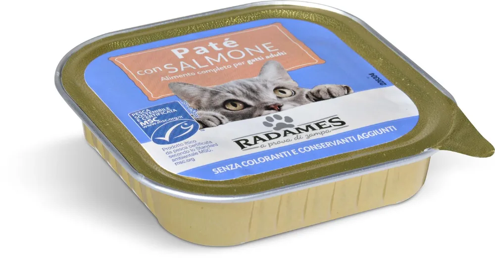 PAŠTETA ZA MAČKE LOSOS 85g