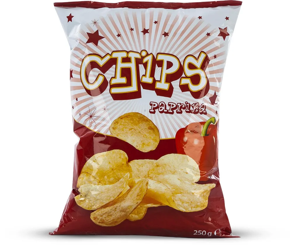 ČIPS PAPRIKA 250g
