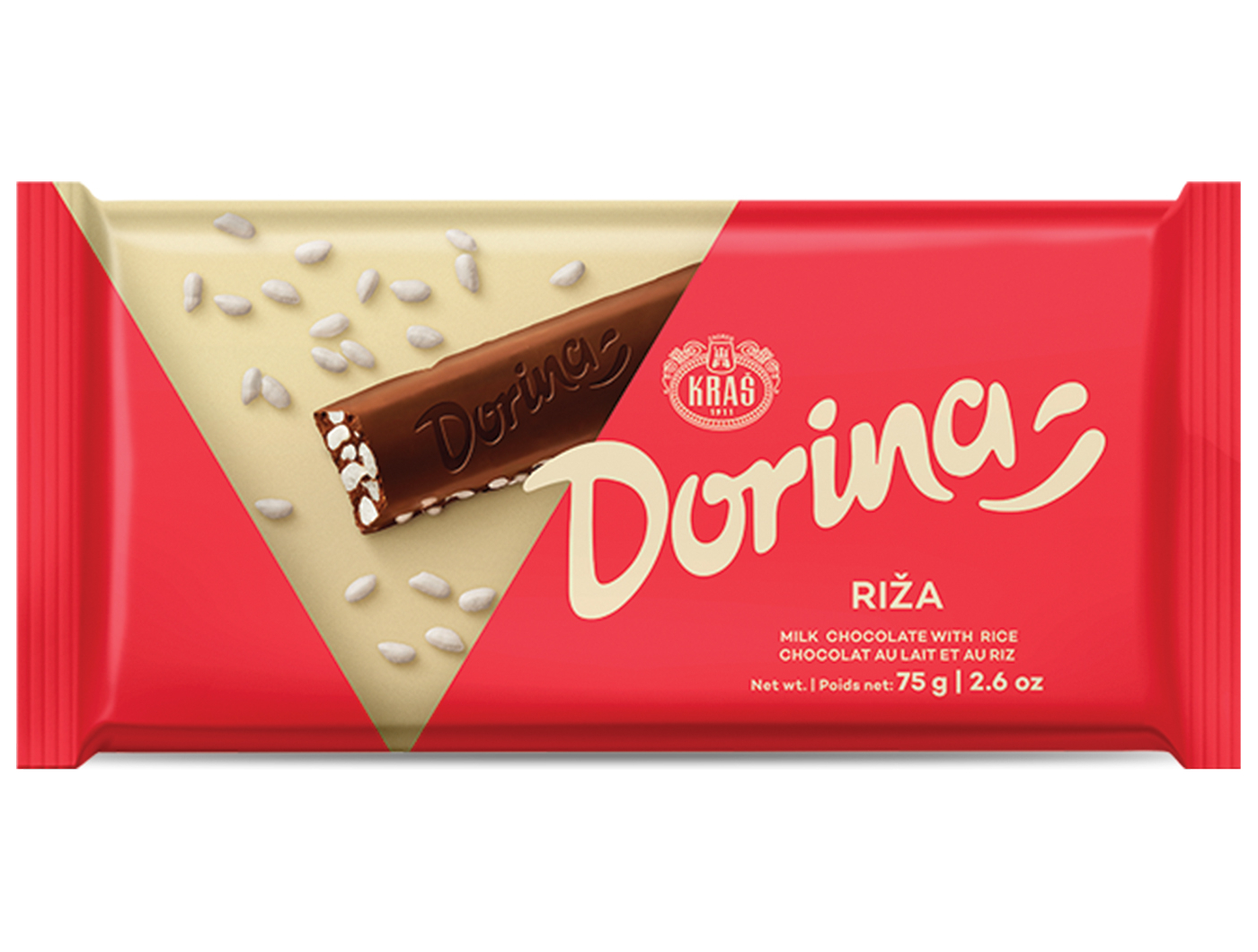 Čokolada Dorina riža