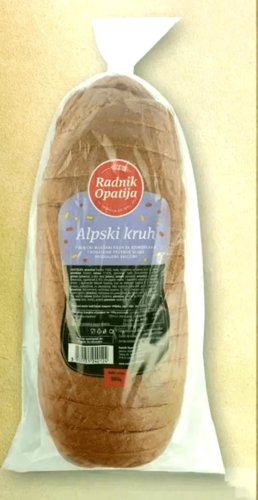 KRUH MIJEŠANI PŠENIČNI PANONSKI 600 g PEKAR TOMO REZANI