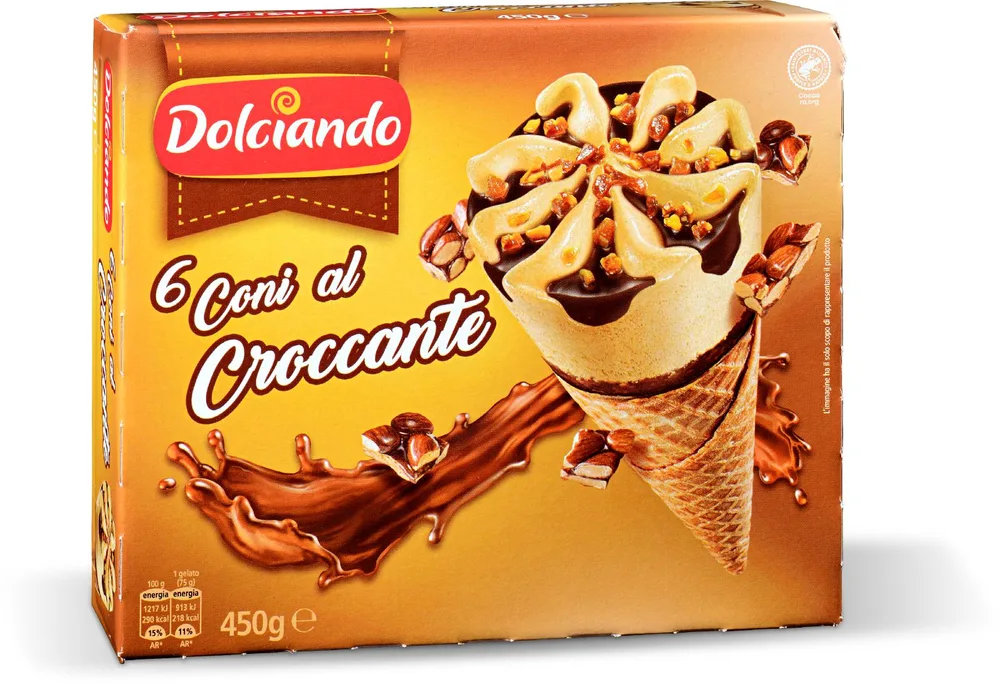 SLAD.KORNET CROCCANTE 6KOM 450g