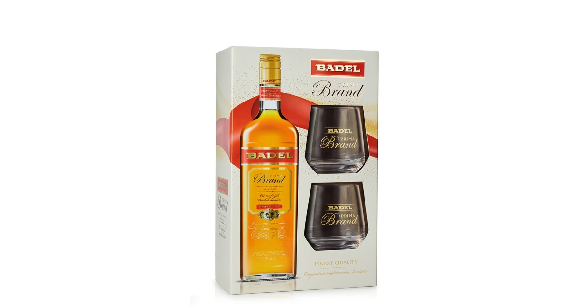 Badel Prima Brand Lux + 2 Čaše