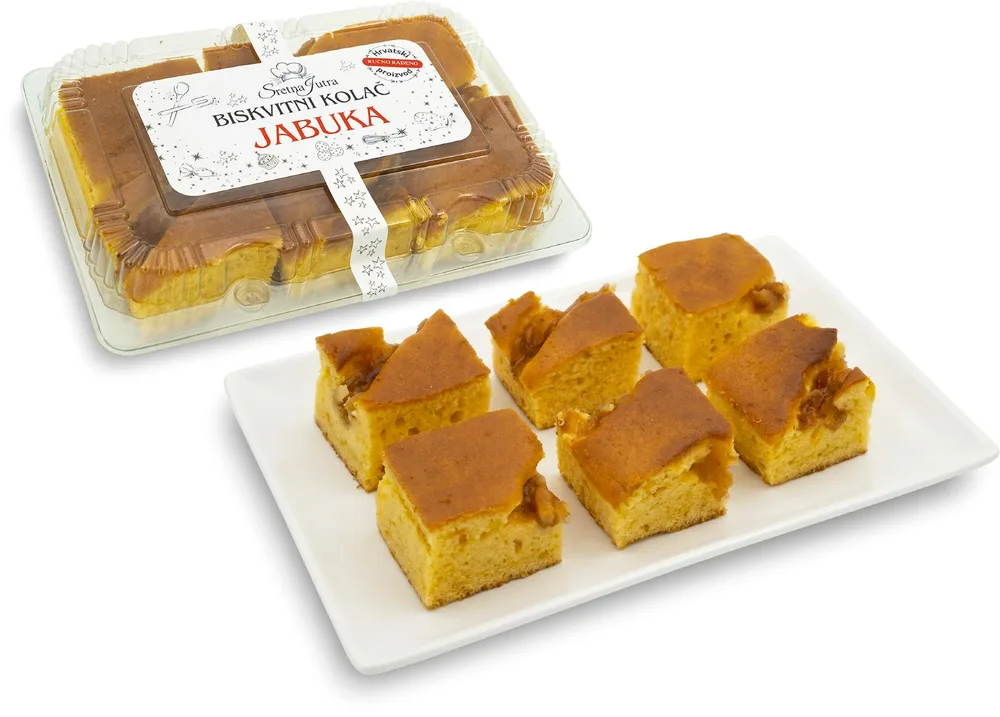 BISKVITNI KOLAČ JABUKA 400g