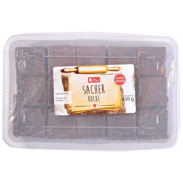 KOLAČ SACHER 450g K PLUS