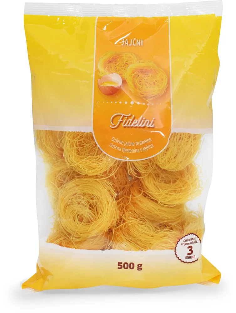 TJESTENINA S JAJIMA FIDELINI 500g