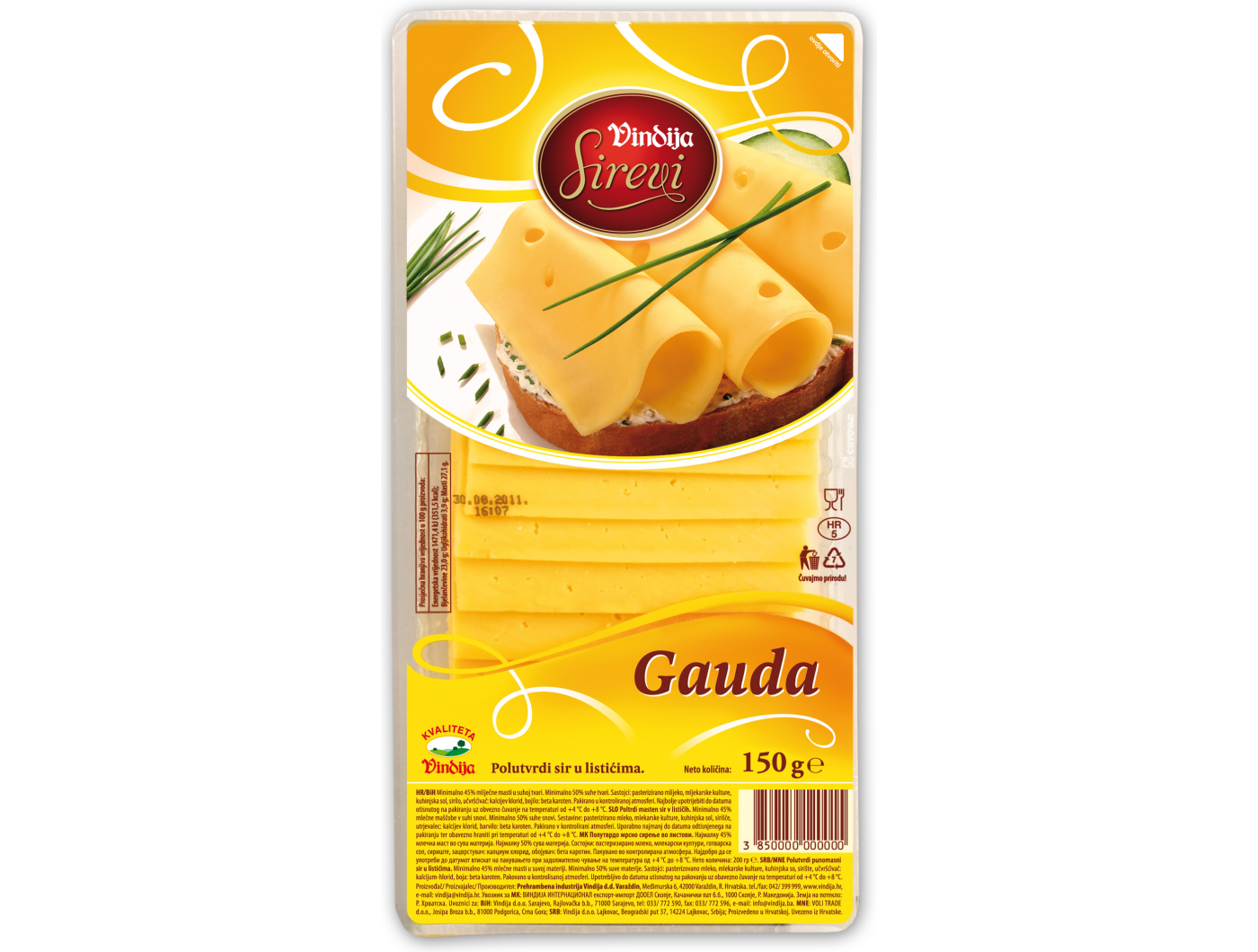 Gouda sir rezani