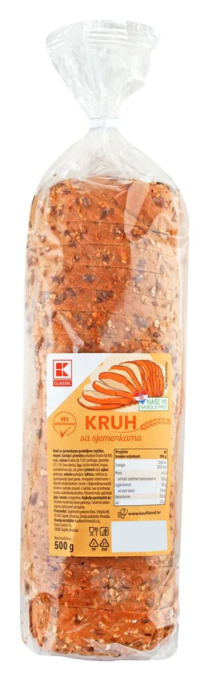 KLC.Kruh sa sjemenkama 500g