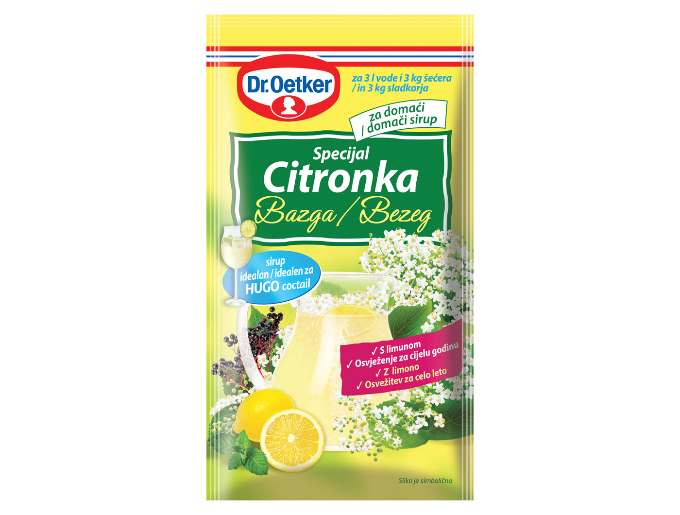 Citronka za bazgin sirup