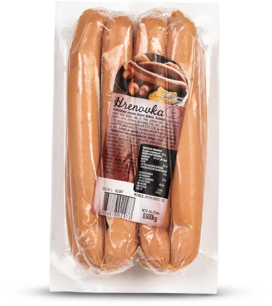 HRENOVKE 8kom 600g