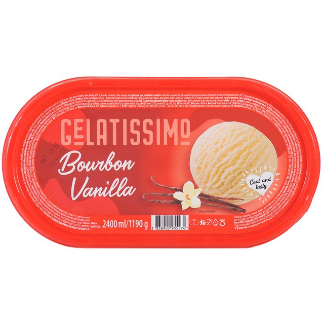 SLAD GELATISSIMO BOURBON VANIL 2.4l
