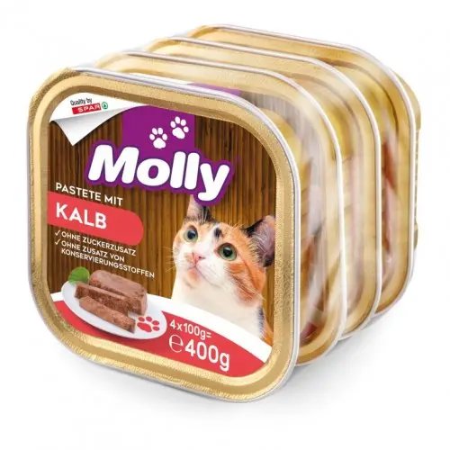 HRANA ZA MAČKE MOL.TEL.4X100 g