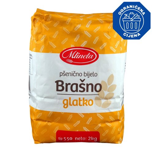 BRAŠNO GLATKO T-550 2kg MLINETA