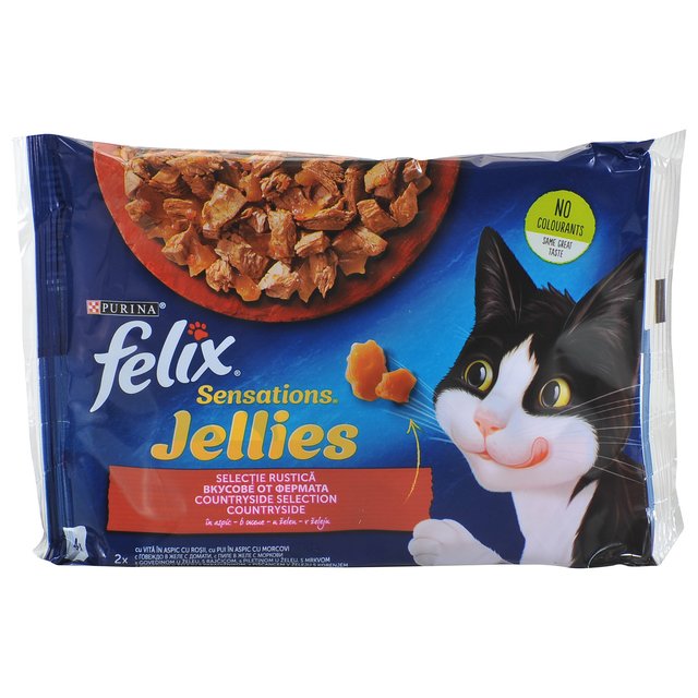 Felix Sensations Govedina i Piletina 4x85g