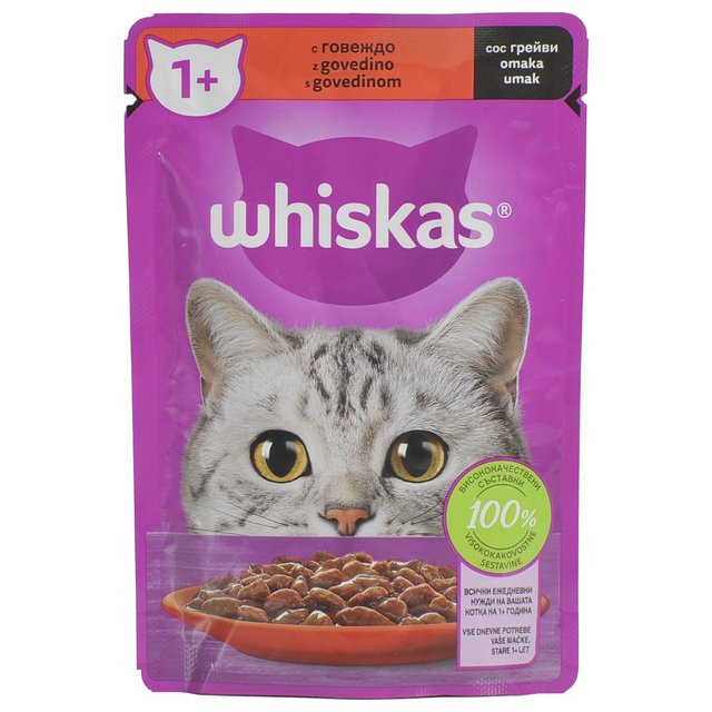 Whiskas 1+ Govedina u Umaku