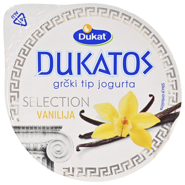 Jogurt Dukatos Selection Vanilija