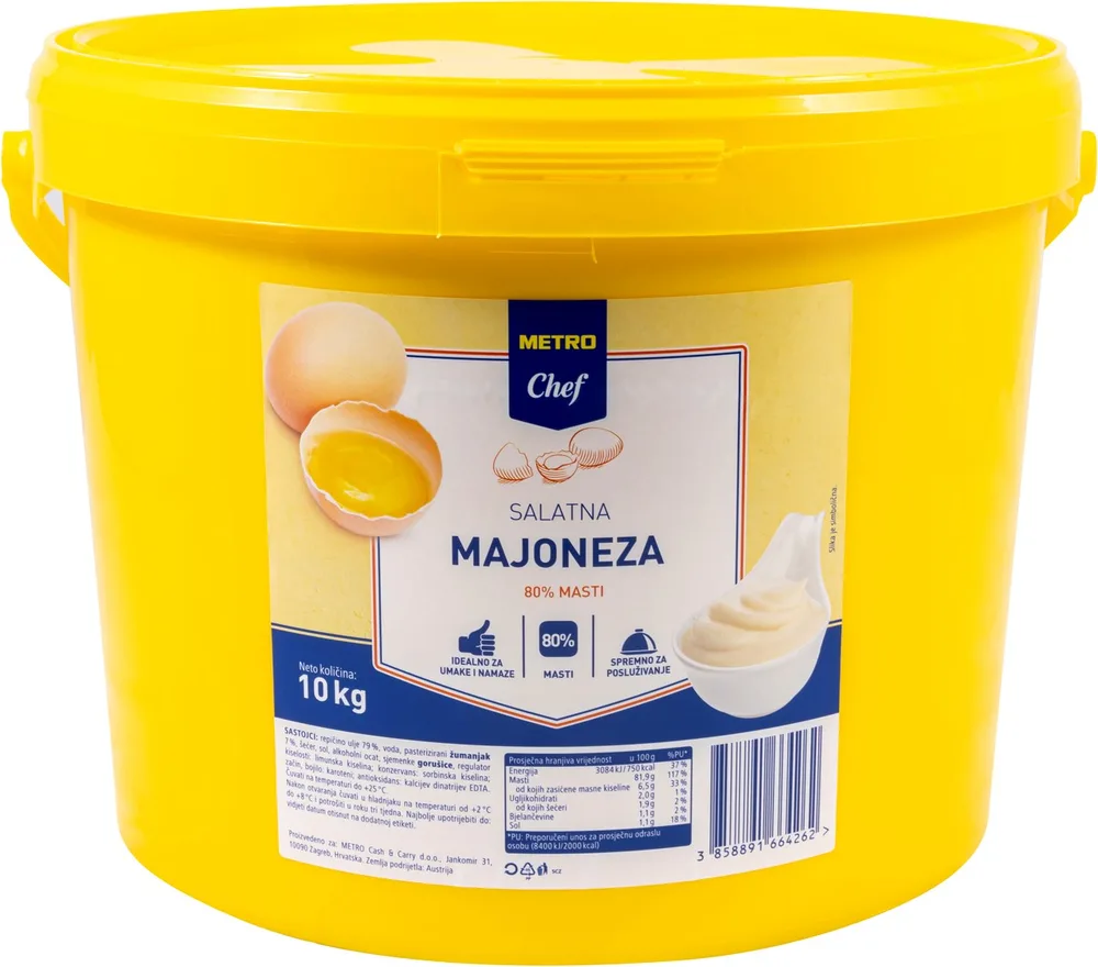 10KG MC MAJONEZA 80%