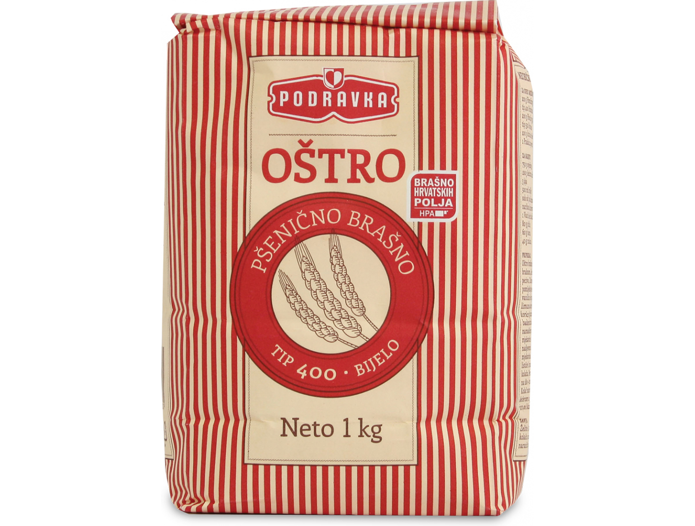Brašno oštro T-400