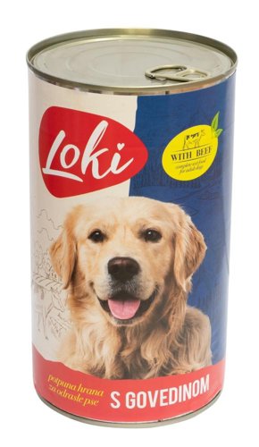 HRANA ZA PSE MP GOVEDINA 1240 g LOKI