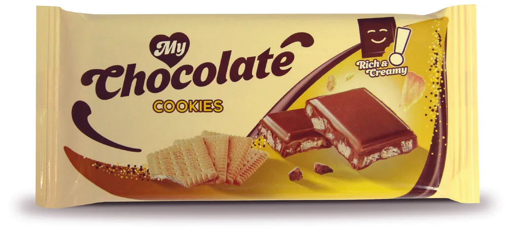 ČOKOLADA MLIJEČNA  S KEKSIMA 100g
