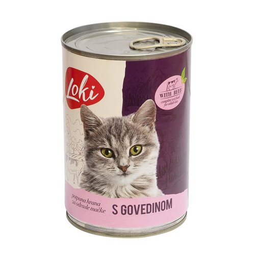 HRANA ZA MAČKE MM GOVEDINA 415 g LOKI