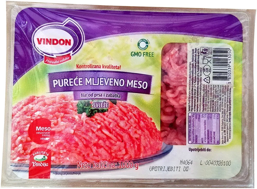1KG PUREĆE MLJEVENO MESO