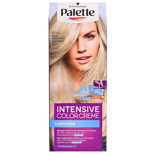 Boja za kosu Palette ICC C10 polarno srebrno plava