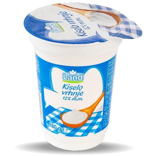 KISELO VRHNJE 12% m.m.180g