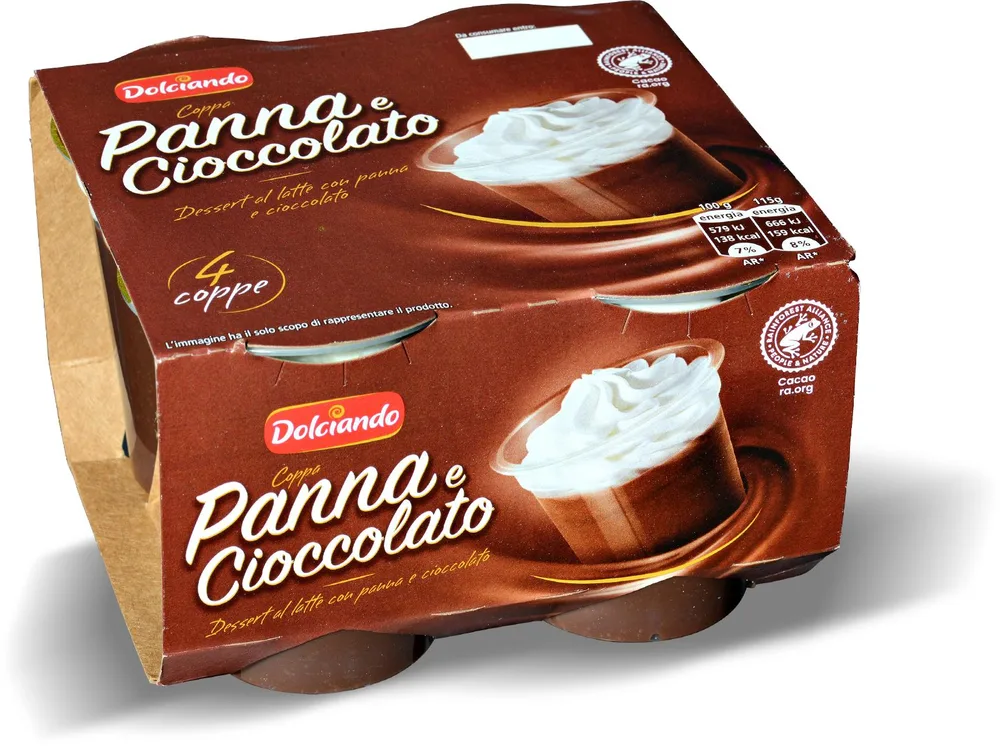 PUDING ČOKOLADA SA ŠLAGOM 4X115g