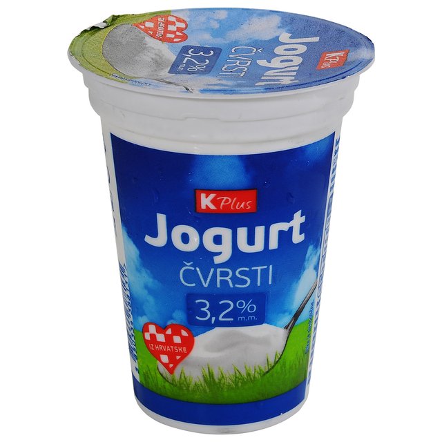 JOGURT K PLUS ČVRSTI 180G 3.2%