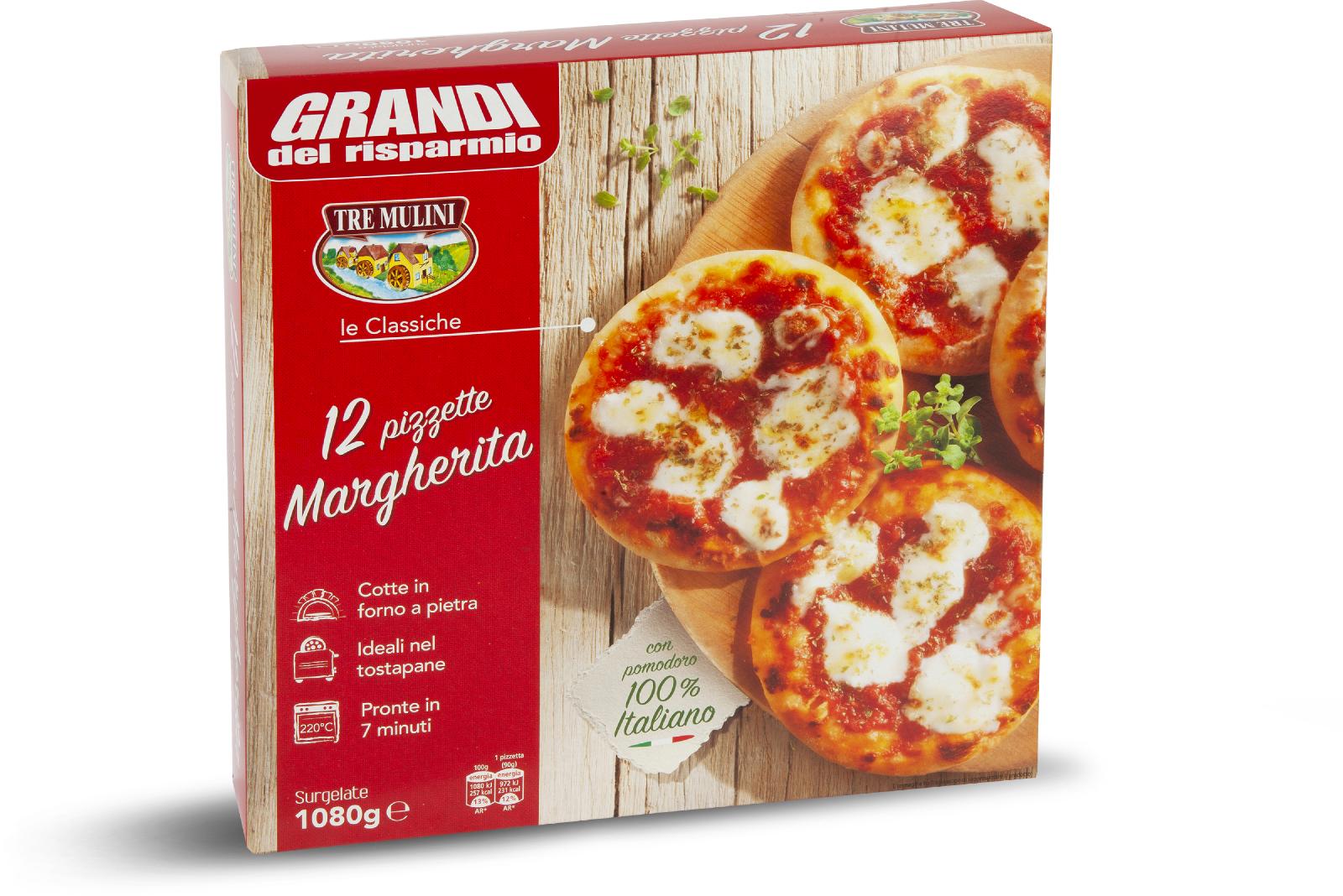 MINI PIZZE MARGHERITA 12kom 1080g