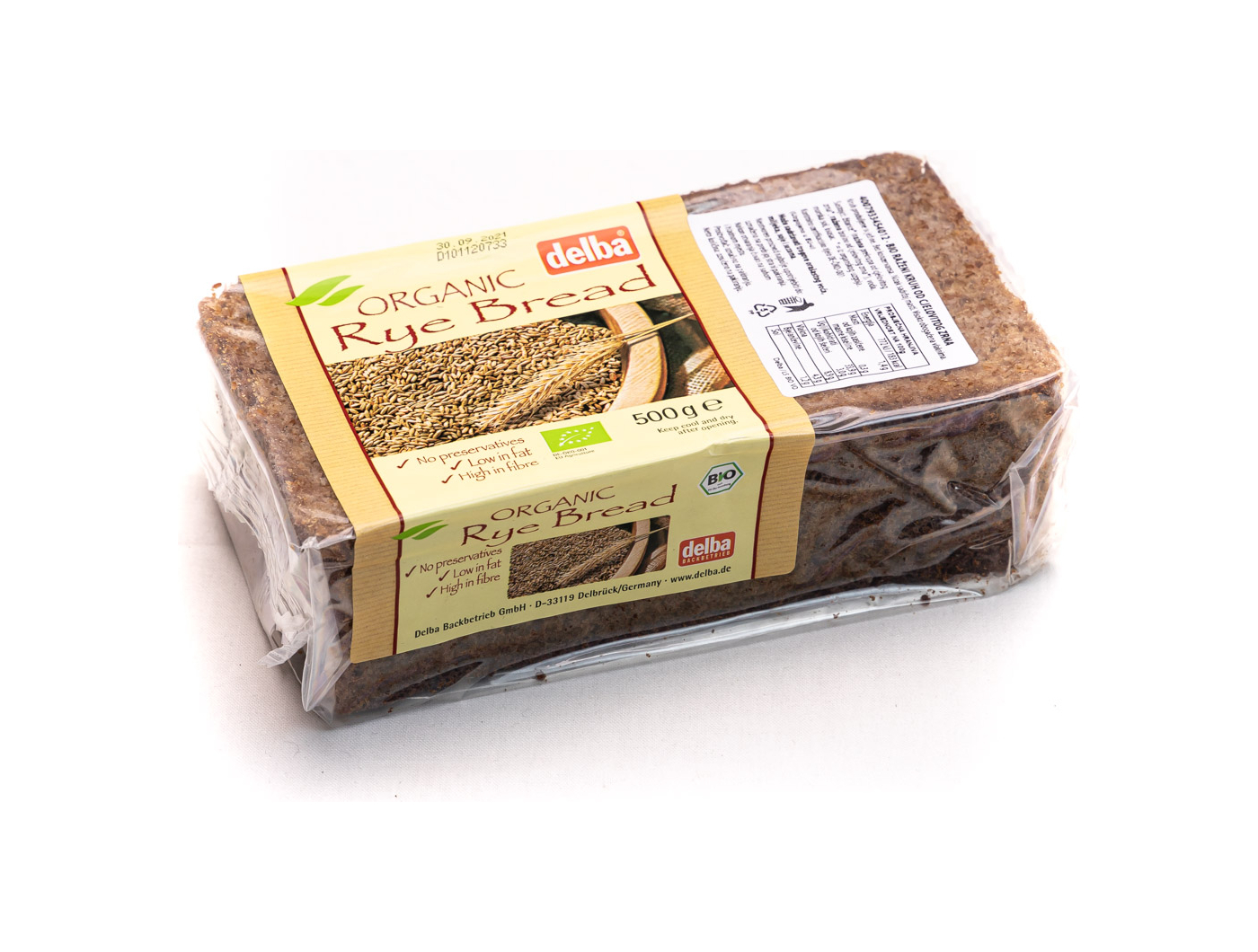 BIO KRUH RAŽENI 500 g DELBA