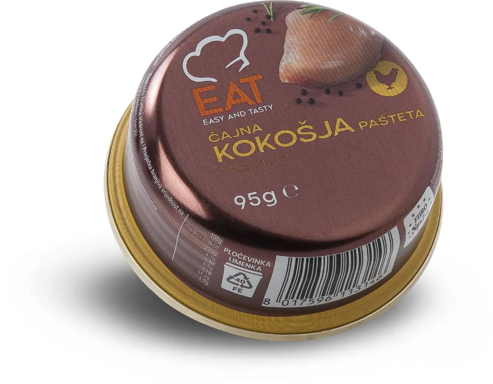 PAŠTETA ČAJNA KOKOŠJA PREMIUM 95g
