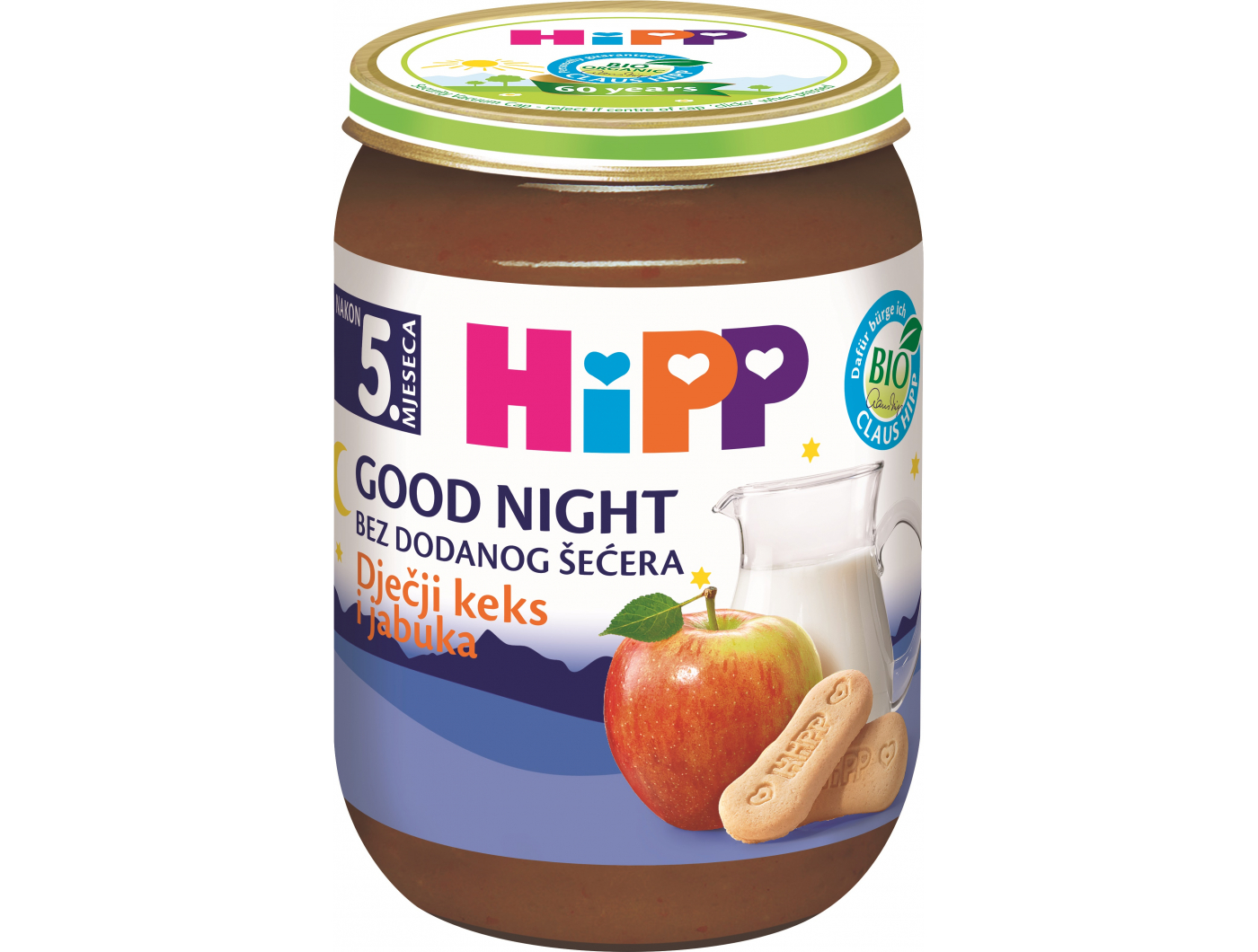 Kašica Hipp Mliječni Keks/Jabuka
