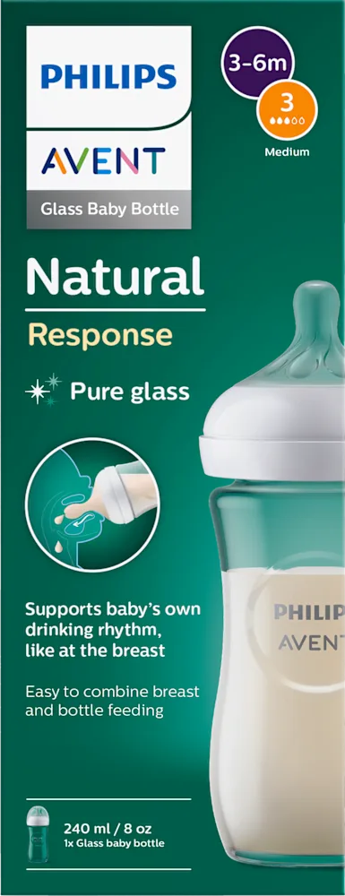 Avent bočica staklo Natural 240ml